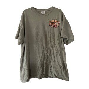 Port & Company Galveston Lone Star Rally 2016 Short Sleeve Tee Olive Mens Size X